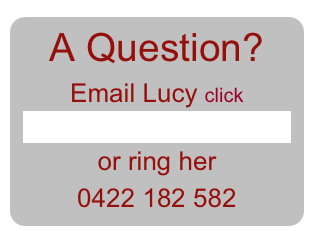 A Question?&#10;Email Lucy click     &#10;candleart@exemail.com.au&#10;or ring her &#10;0422 182 582